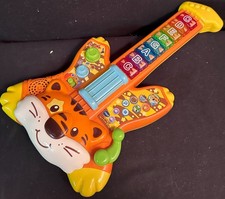 Vtech Zoo Jamz Orange Tiger Rock Guitar Sounds Songs Animals