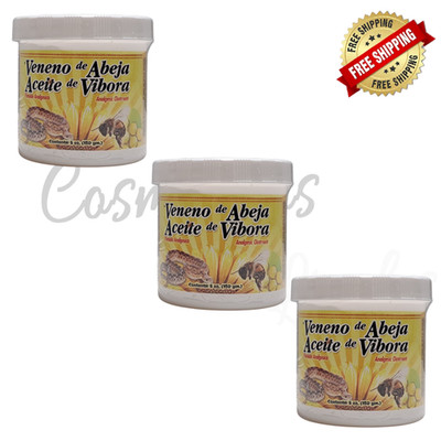 Veneno de Abeja Pain Relief Ointment   Soothing Formula, 5 fl oz (3-Pack)