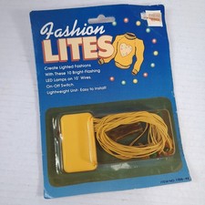 New Darice Fashion Lites for lighted fashions clothing 10 bright flashing LEDs