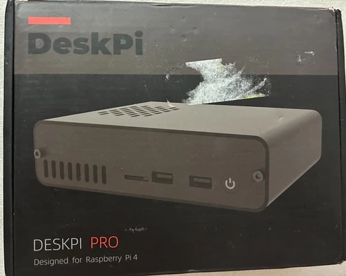 Deskpi Pro 2.5 SATA HDD/SSD NAS Storage Kit for Raspberry Pi 4 Set-Top Box New