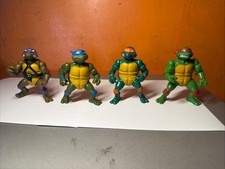 TMNT 1988 Teenage Mutant Ninja Turtles Playmates Vintage Original Lot Set Of 4