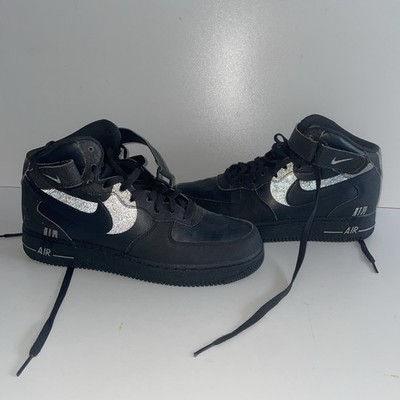 Nike Air Force 1 Mid ´07  44,5 Sneakers Schwarz Top