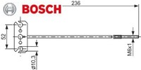 Bosch 1987477226 Seilzug FüR Feststellbremse Handbremsseil Bremsseil