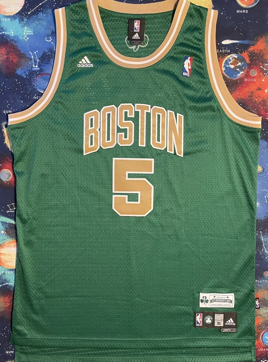 Rare Vintage Adidas NBA St. Patricks Day Boston Celtics Kevin