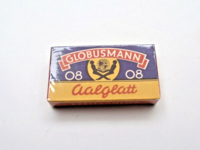 GLOBUSMANN RASIERKLINGEN Solingen Rasierhobel Vintage DE BLADES f. Safety Razor
