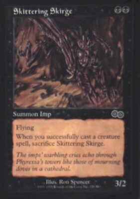 Skittering Skirge - Urza's Saga: #158, Magic: The Gathering Lp R45