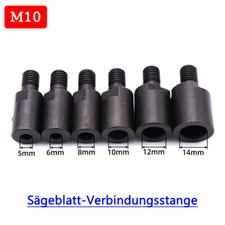 M10 Motorwelle Kupplungsh&uuml;lse S&auml;geblatt Verbindungsstang Kupplung Adapter 5-14mm