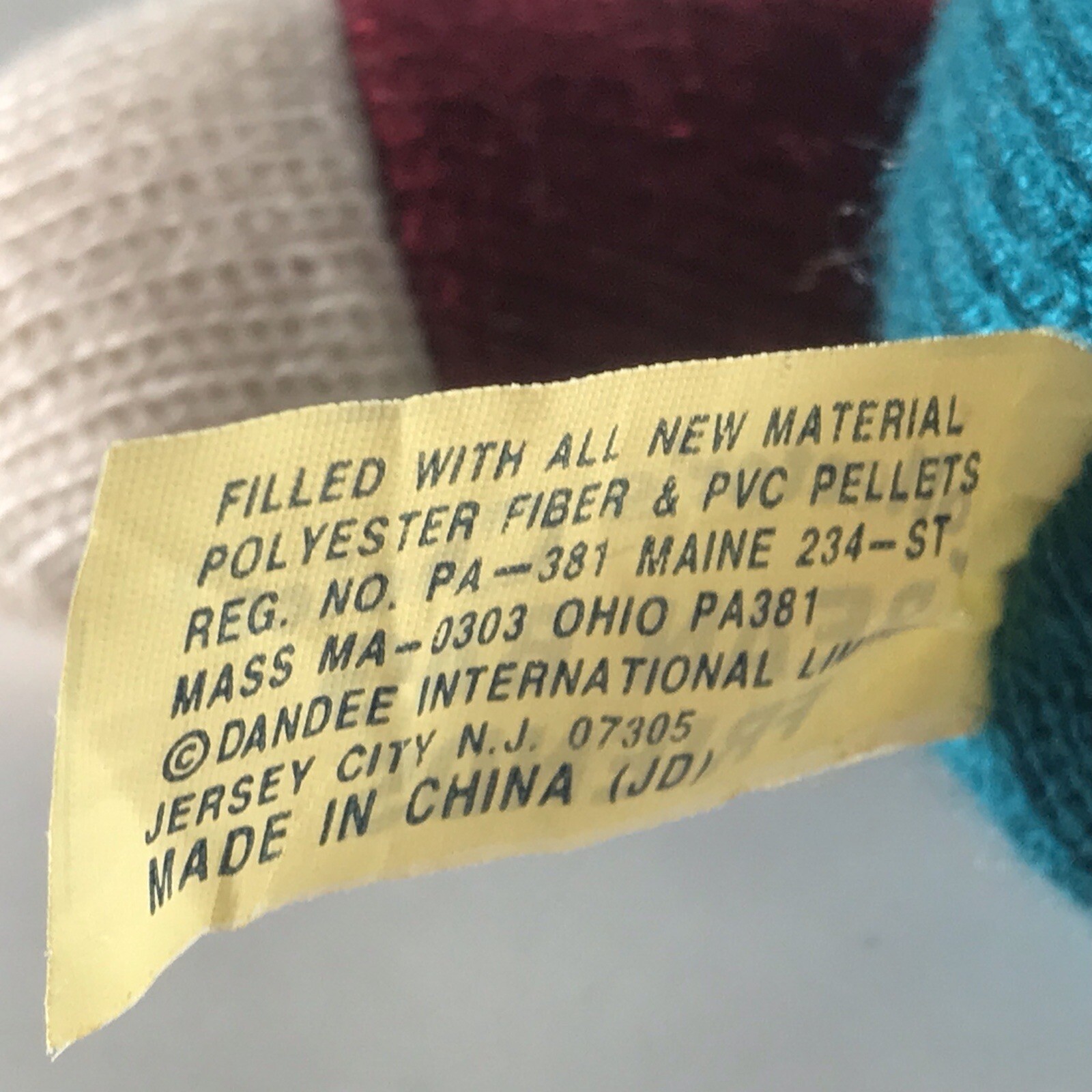 DAN DEE COLLECTOR'S CHOICE KNIT BEAN BAG MOLLY MOUSE HOLIDAY PLUSH ANIMAL