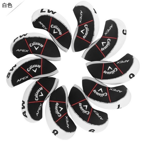 Heißer Verkauf 10 Stck. Callaway APEX 4-9WSGL Golf Eisen Kopfbedeckungen Abdeckung Neopren klassisch - Bild 12 von 27