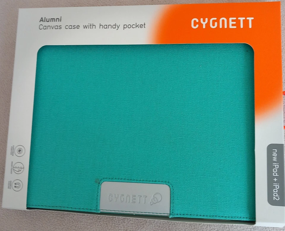 Cygnett Alumni Canvas Casa Inside Pocket for iPad 1st, 2nd, 3rd & 4th Gen - Image 2 of 4