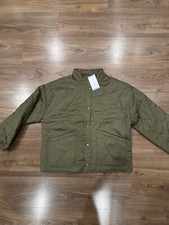 Social Standard Sanctuary Women's Green Quilted Twill Jacket Size Large NWT 149