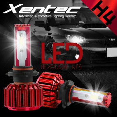 2016 Cree LED Headlight Kit 80W H4 9003 HB2 Hi / Lo Beam 6000K 8000lm Bulbs Pair
