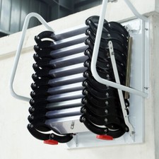 Black Attic Extension Loft Ladder for Folding Ceiling Pull Down Stairs