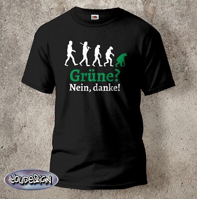 Grüne Nein Danke Shirt Anti Die Grünen Demo Ampel Widerstand Politik Gegen Grün