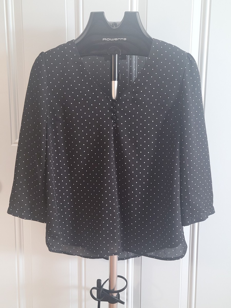 primark polka dot top
