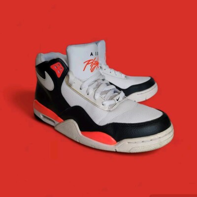 Nike Flight Legacy Men's Size 9.5 Black White Athletic Shoes