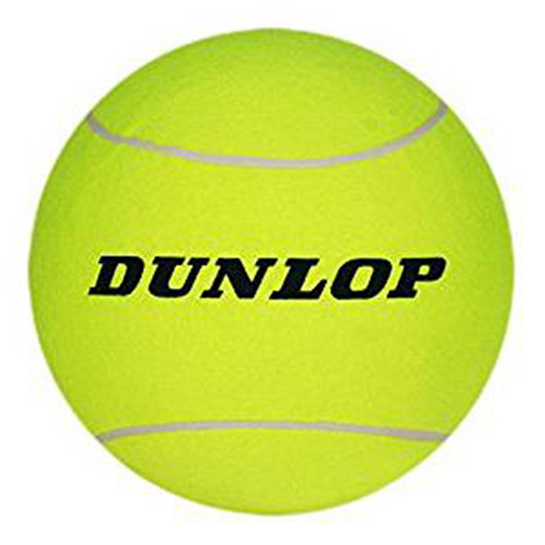 DUNLOP JUMBO TENNIS BALL NEW WITHOUT BOX DEFLATED 9.5" (YELLOW) NEEDLE INCLUDED eBay