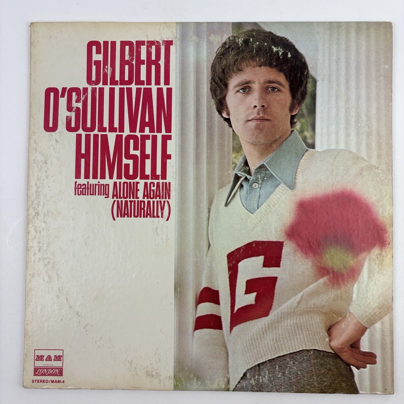 Gilbert O'Sullivan Himself Vinyl Lp Record Alone Again Naturally LP 1972 MAM-4