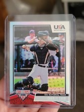 Charlie Saum 2019 Stars And Stripes 15U National STARS PLATINUM Parallel #/10 SP