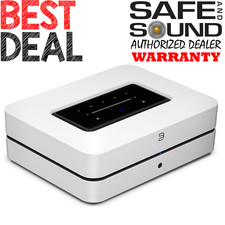 Bluesound Powernode N330 White Music Streamer Amplifier | Nad | Power Node