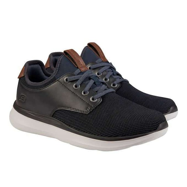 skechers relaxed fit memory foam mens slip on