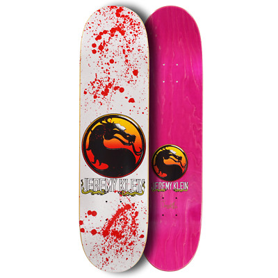 JK Industries Fatality Edition Jeremey Klein Mortal Kombat Pearl SIGNED 8'' Deck