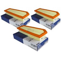 3X Mahle / Knecht Luftfilter LX 2813 Air Filter