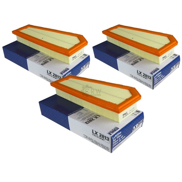 3X Mahle / Knecht Luftfilter LX 2813 Air Filter-image