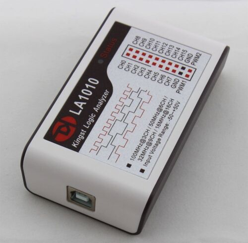 New LA1010 16CH 100MHz USB Logic Analyzer ARM FPGA - Picture 2 of 3