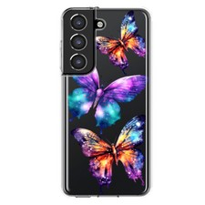 Mundaze Case for Samsung Galaxy S22 Plus Cover Universe Nebula Butterflies