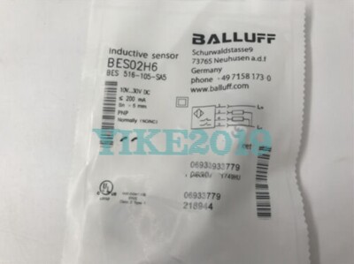 For Balluff BES 516-105-SA5 BES02H6 Proximity Switch Sensor 10-30VDC PNP 5mm