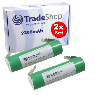 2x AKKU 2200mAh 3,6V Li-Ion ersetzt Bosch CISO Astschere Accu Battery