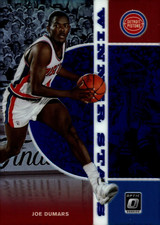2019-20 Donruss Optic Winner Stays #5 Joe Dumars Blue #/85