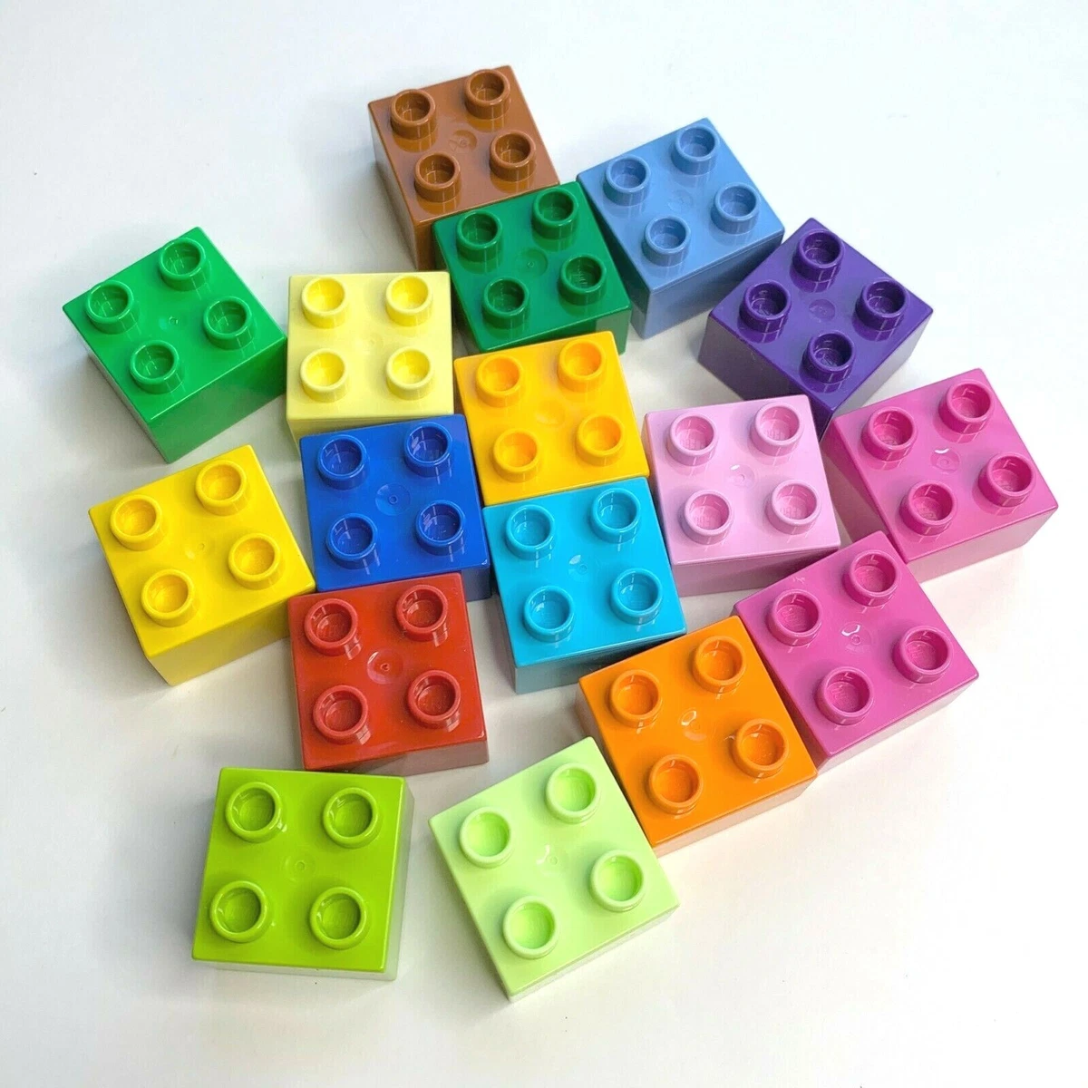 forholdet gammelklog resultat 4 X LEGO DUPLO Bricks 2 x 2 Part 3437 Replacement Brick Lot of 4 Pick Your  Color | eBay