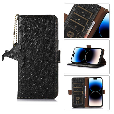 Magnetic Genuine Leather Flip Wallet Case Cover for Xiaomi 13 14 15 17 Pro Max