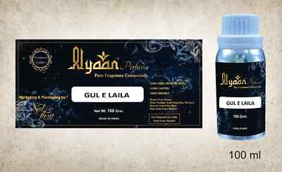 Alyaan GUL E LAILA Concentrated Perfume Oil Fragrance Lasting Natural Attar