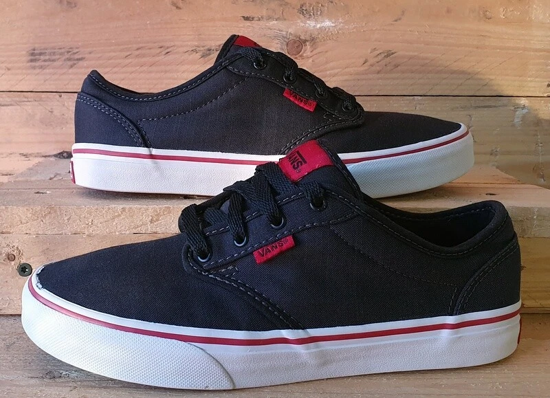 Vans Off the Wall Scarpe da ginnastica classiche in tela UK4.5 US5.5 EU37 721356 nero rosso