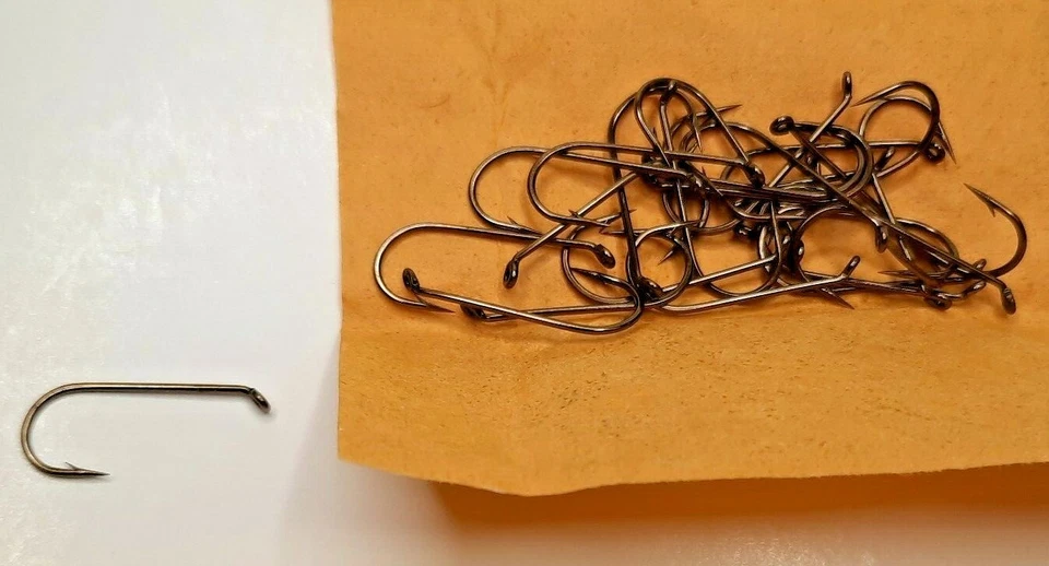 Ganchos de perdiz L2A peso medio mosca húmeda capitán Hamilton ganchos de atar curvas Foto 2 de 2