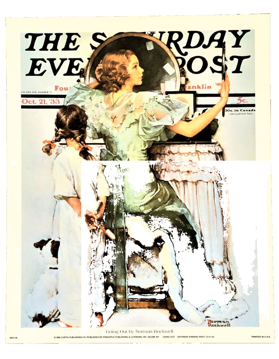 絵画 going.out Norman Rockwell 1996 