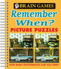 Brain Games Picture Puzzles: Remember When? (Brain Games (Unnumbered)) - GOOD