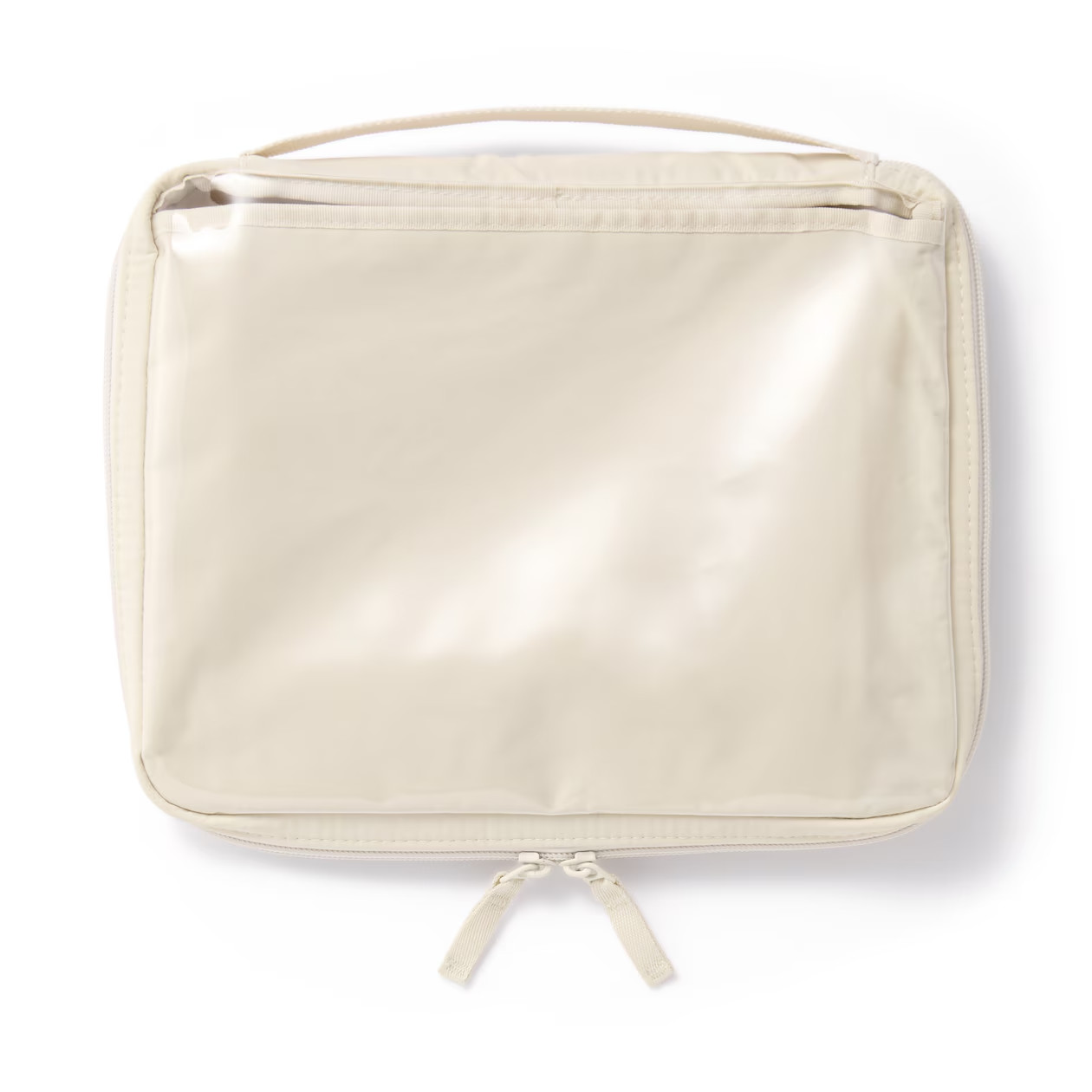 MUJI A5 wide Collection Case with selectable pocket 28x22x3.5cm Ivory