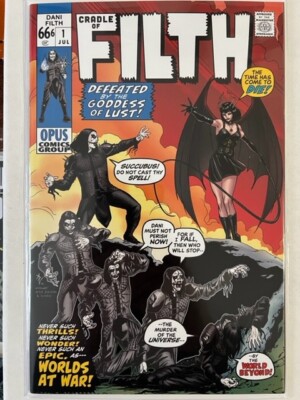 Cradle of Filth #1 1:5 Di Vito Incentive Variant Cover Porter Opus Comics 2022