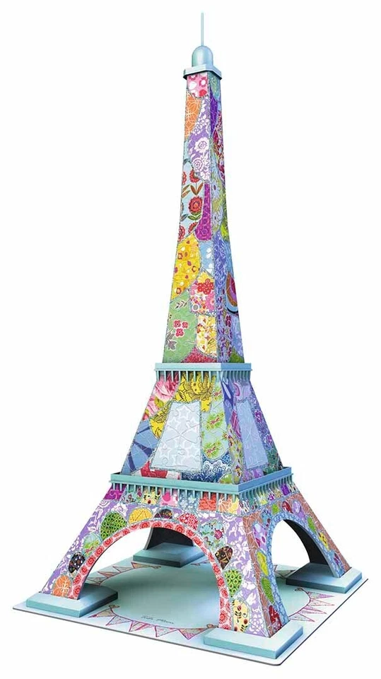 Ravensburger Puzzle 3D Bâtiment Paris Tula Lune la Tour Eiffel Coloré Art Objet - Photo 2/4