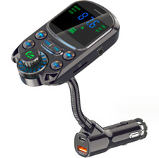 Car Bluetooth Wireless FM Transmitter MP3 Player USB PD Fast Charging U Disk Kit