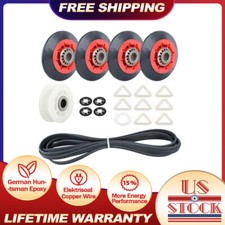 Dryer Repair Kit w/Pulley Belt Replacement for Maytag AP3109602 4392067 PS373088