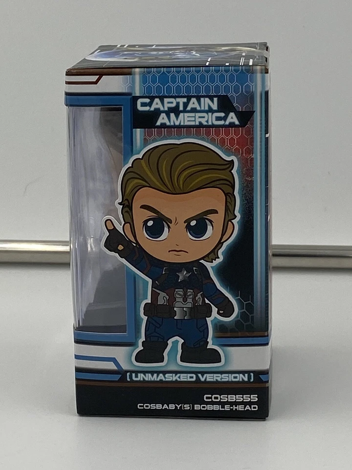 Hot Toys Sideshow Disney Cosbaby Marvel Avengers Desenmascarado Capitán América 4.5" Foto 3 de 4