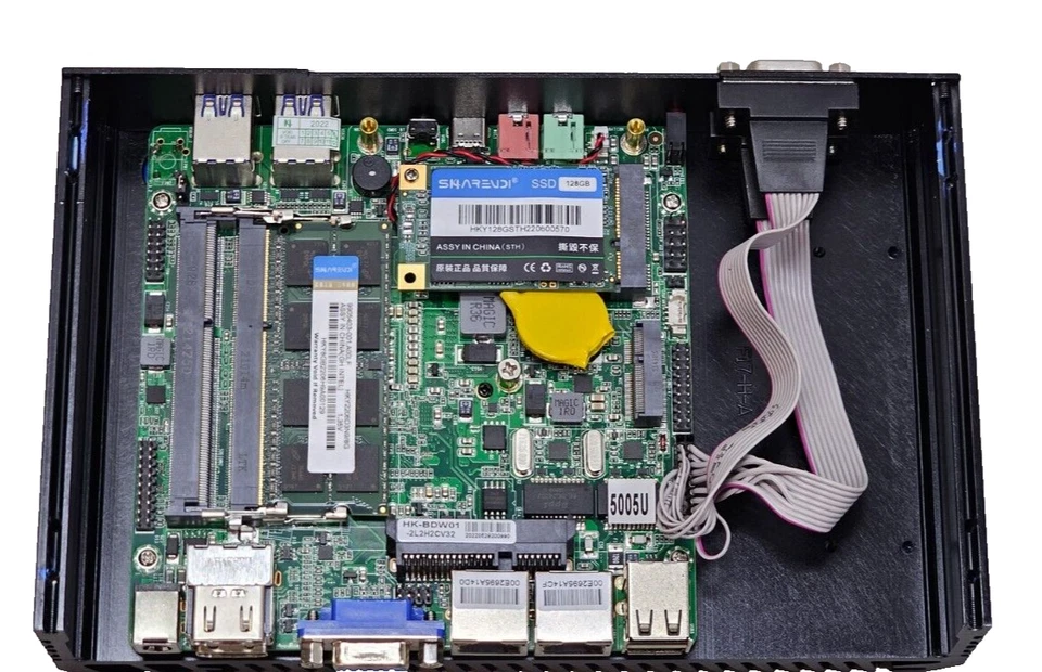 KA-EDGE i3 Rugged Durable Tiny Lowpower Fanless PC, i3-5005u/8gb/128GB/NO OS - Image 4 of 4