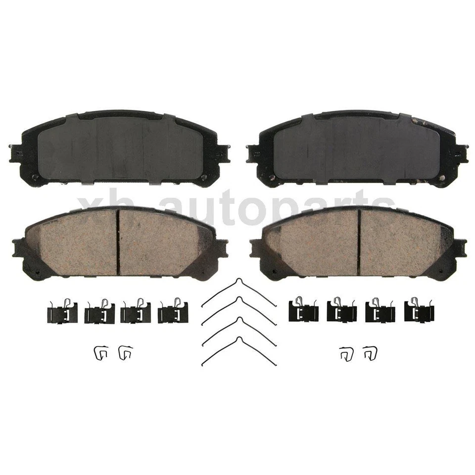 Juego de 2 pastillas de freno delanteras traseras Wagner para Toyota Highlander 2008~2013 Foto 2 de 4