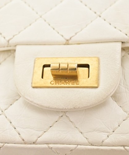 CHANEL Matelasse 2.55 Chain Shoulder Bags Leather White CC Logo 2200544076051 - Picture 8 of 14