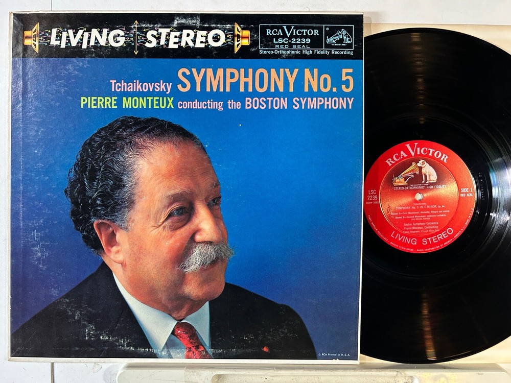 TCHAIKOVSKY Symphony No. 5 Pierre Monteux RCA Victor LSC-2239 SD 1S/1S